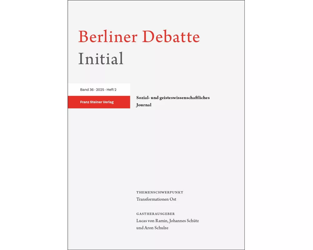 Berliner Debatte Initial 36 (2025) 2