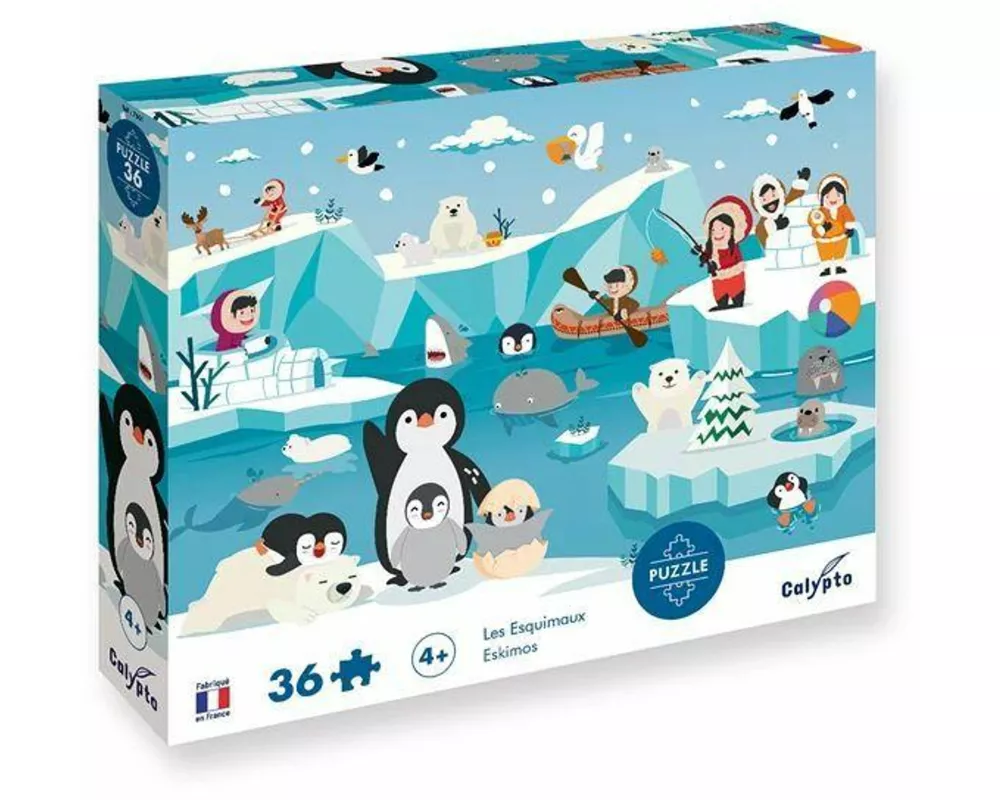 Polartiere 36 Teile Puzzle