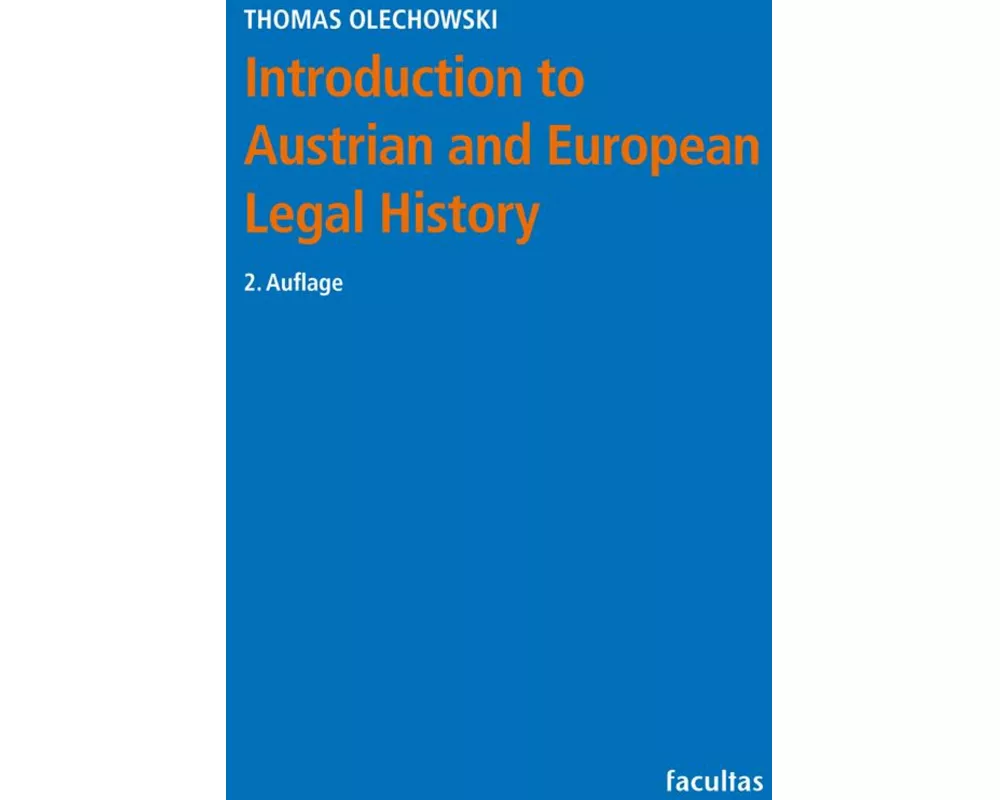 Introduction to Austrian and European Legal History