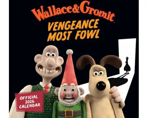 Wallace And Gromit 2026 Square Calendar