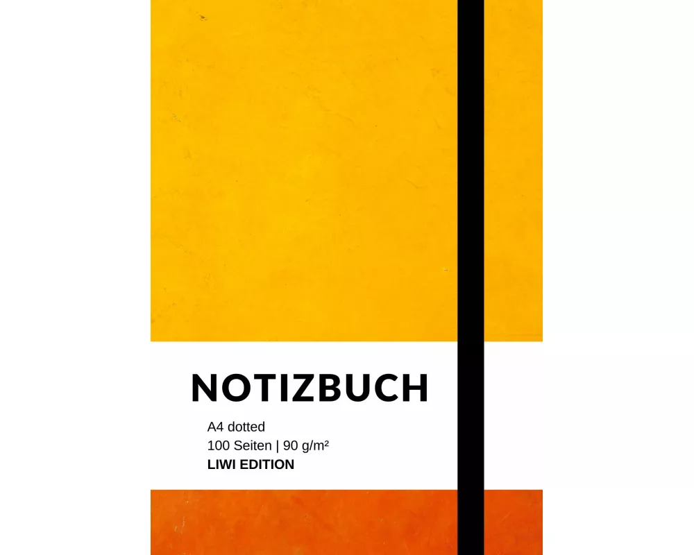 Notizbuch A4 dotted - 100 Seiten Soft Cover - FSC Papier