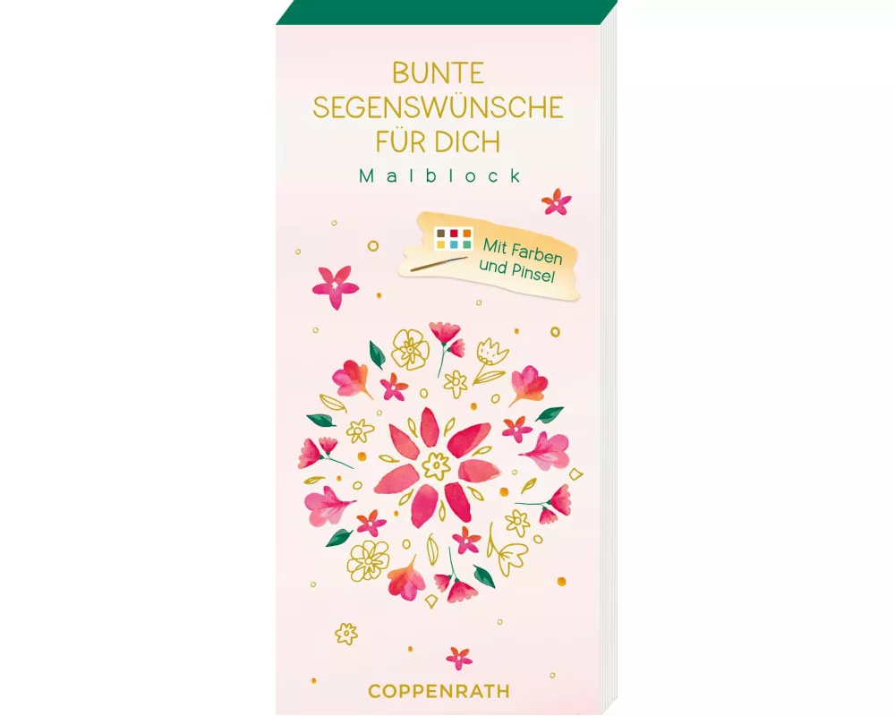 Mini-Malblock - Bunte Segenswünsche für dich