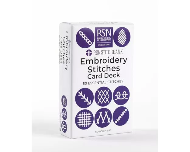 RSN Stitch Bank: The Embroidery Stitches Card Deck