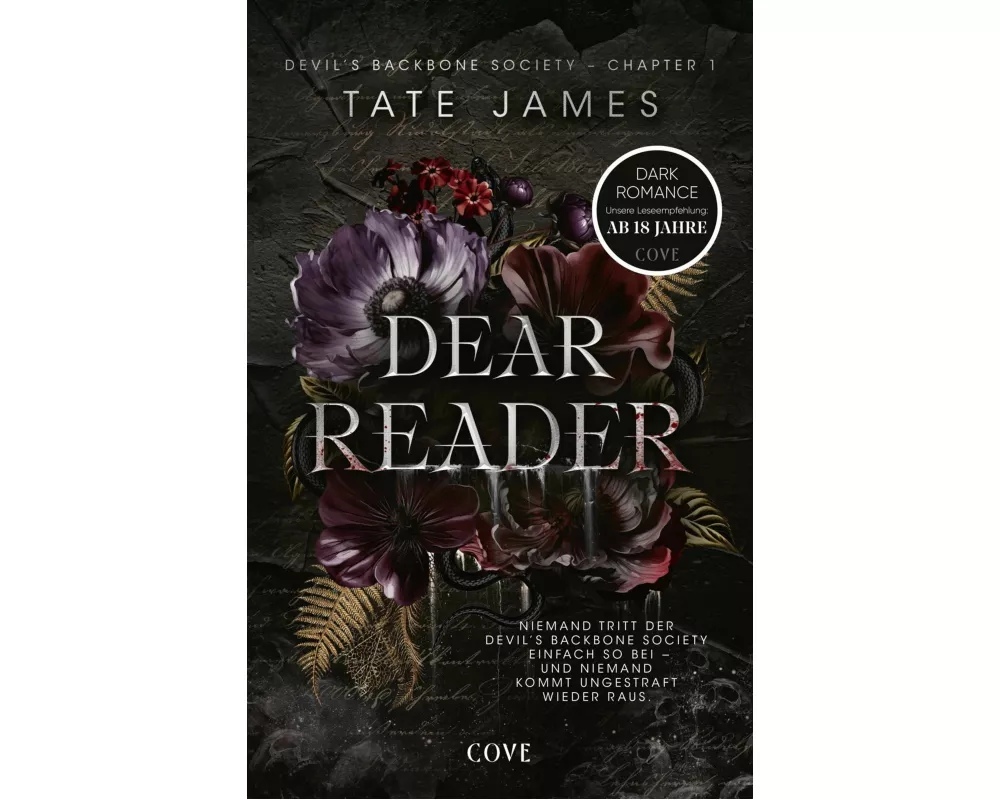 Dear Reader (Devil's Backbone Society 1)