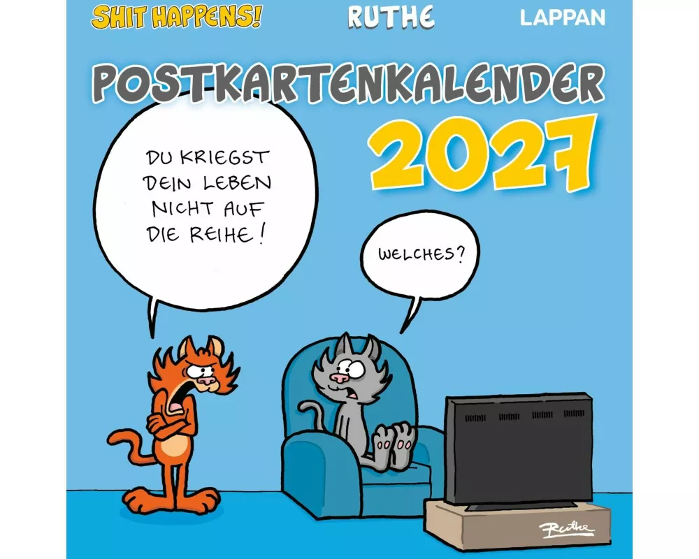 Shit happens! Postkartenkalender 2027