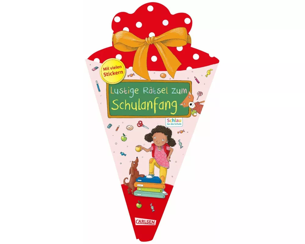 Schlau für die Schule: Lustige Rätsel zum Schulanfang (Schultüte rot)