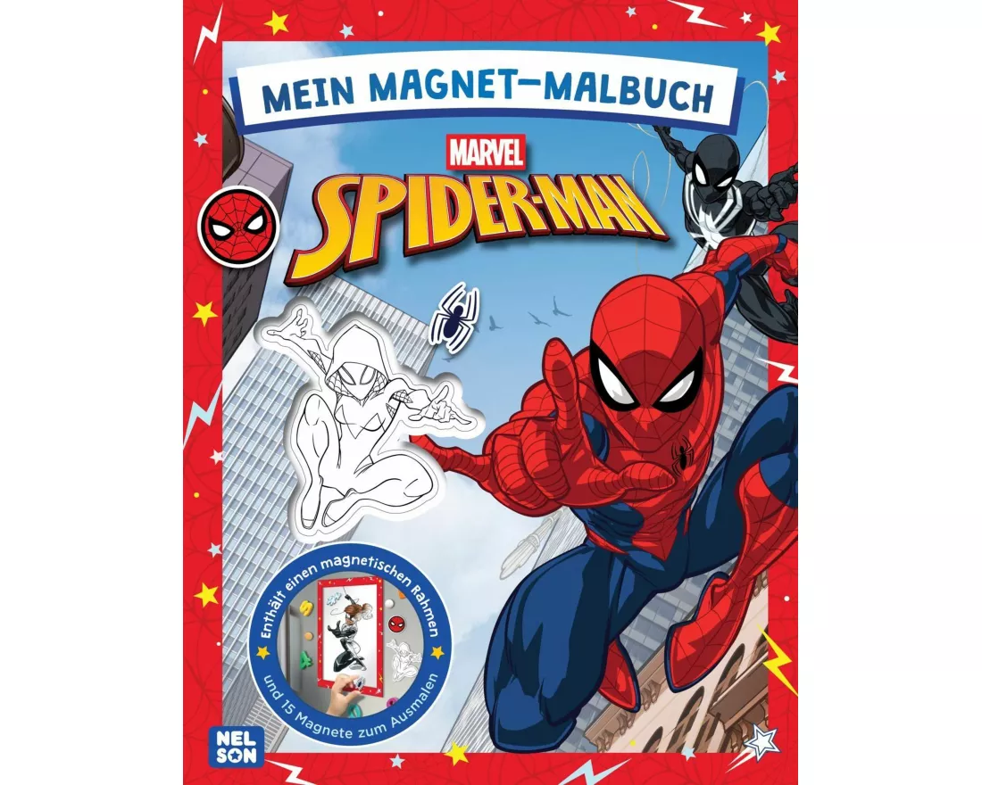 Mein Magnet-Malbuch Spider-Man