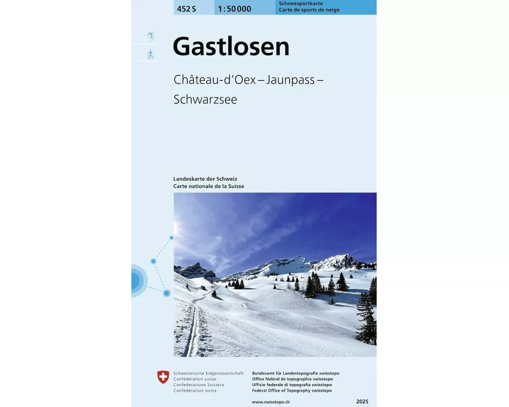 452S Gastlosen Schneesportkarte