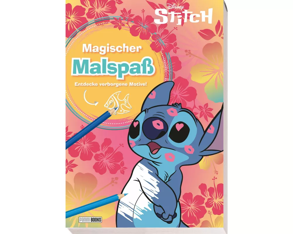 Disney Stitch: Magischer Malspaß - Entdecke verborgene Motive!