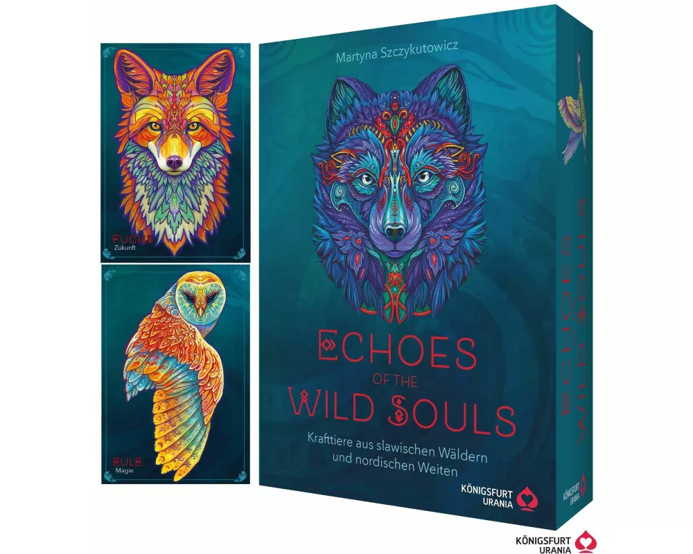 Echoes of the Wild Souls - Krafttiere aus den slawischen Wäldern und nordischen Weiten (Orakelkarten - Krafttierkarten)