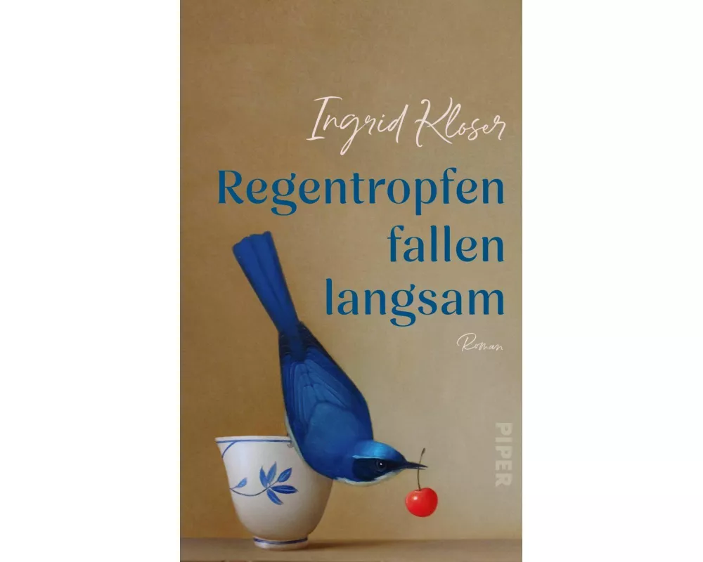 Regentropfen fallen langsam