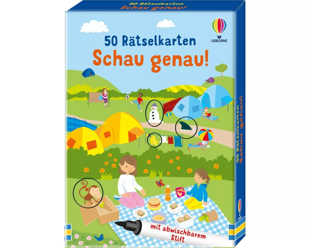 50 Rätselkarten: Schau genau!