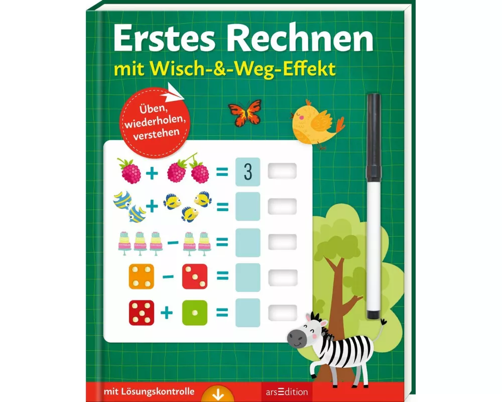 Erstes Rechnen – mit Wisch-&-Weg-Effekt