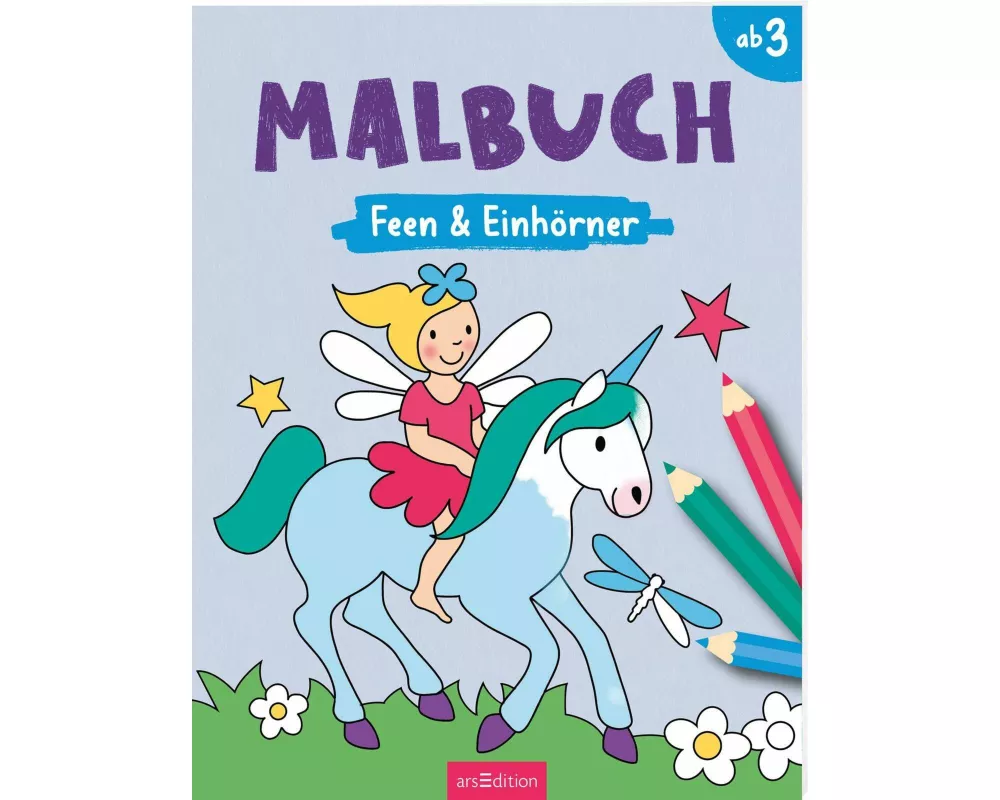Malbuch Feen & Einhörner