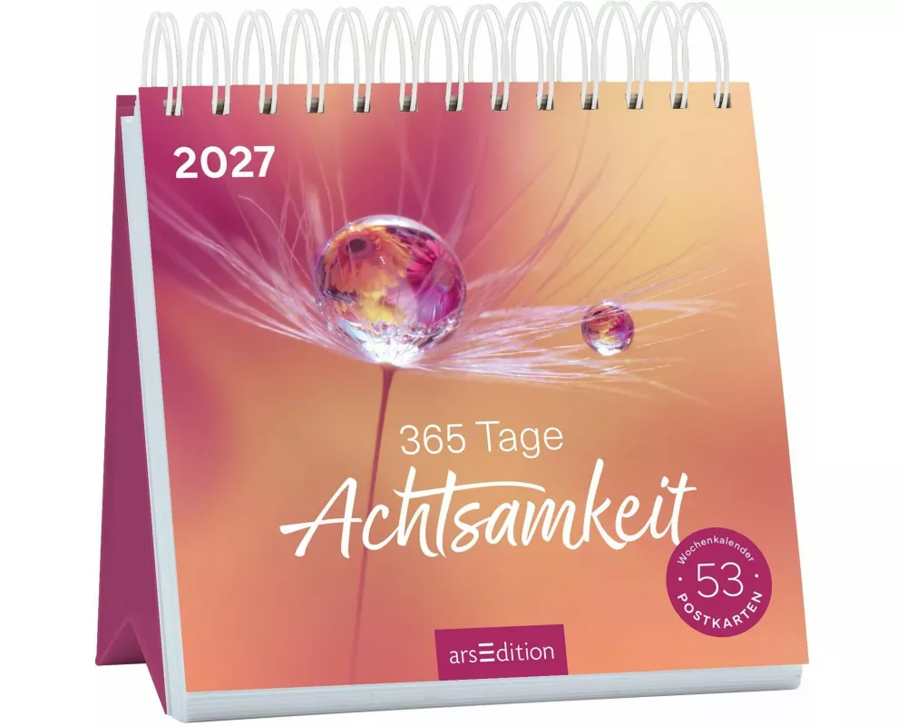 Postkartenkalender 365 Tage Achtsamkeit 2027