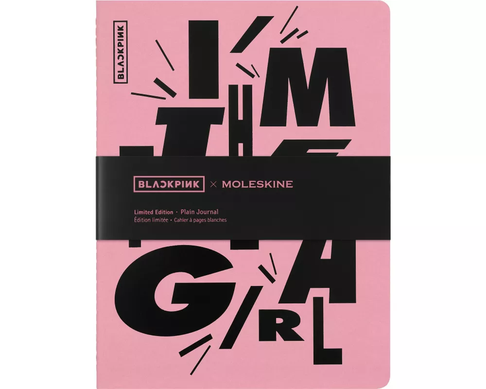 Moleskine X Blackpink Volant Journal XL, blanko