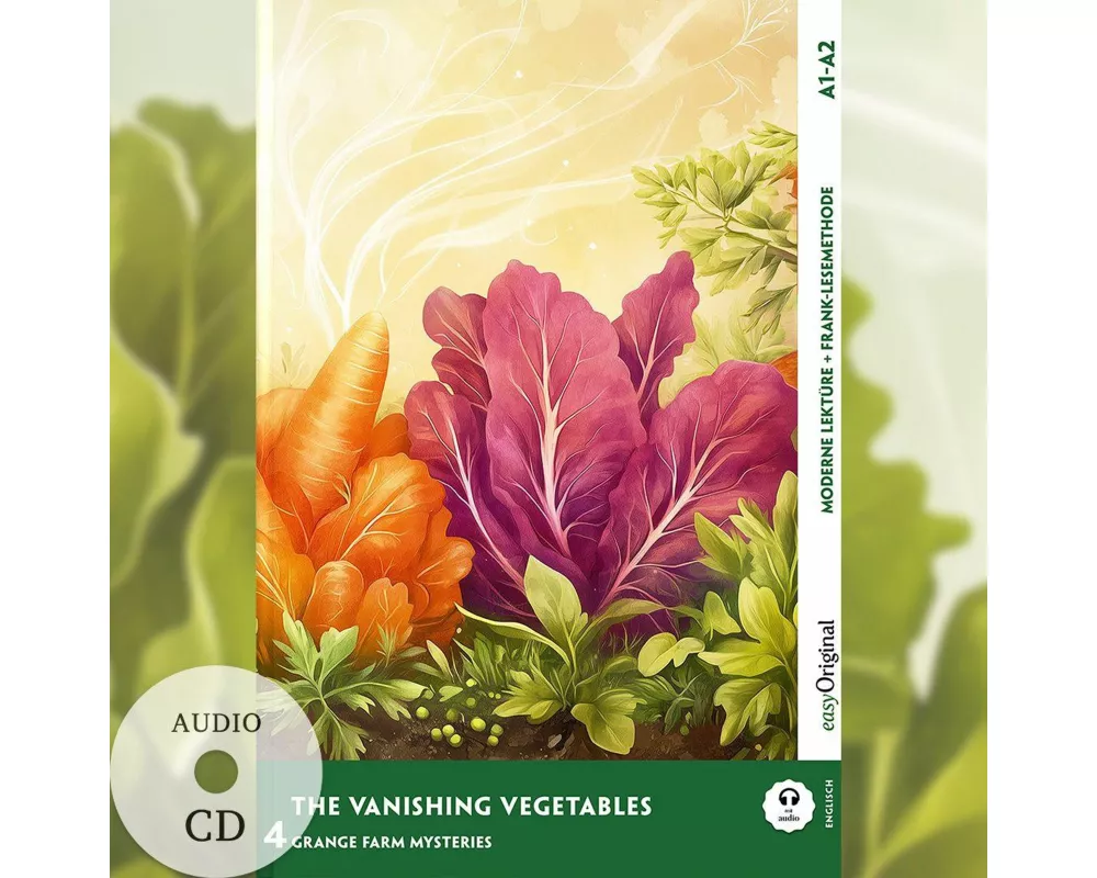 The Vanishing Vegetables - Englische Krimi-Lektüre A1-A2 (+ Audio-CD)