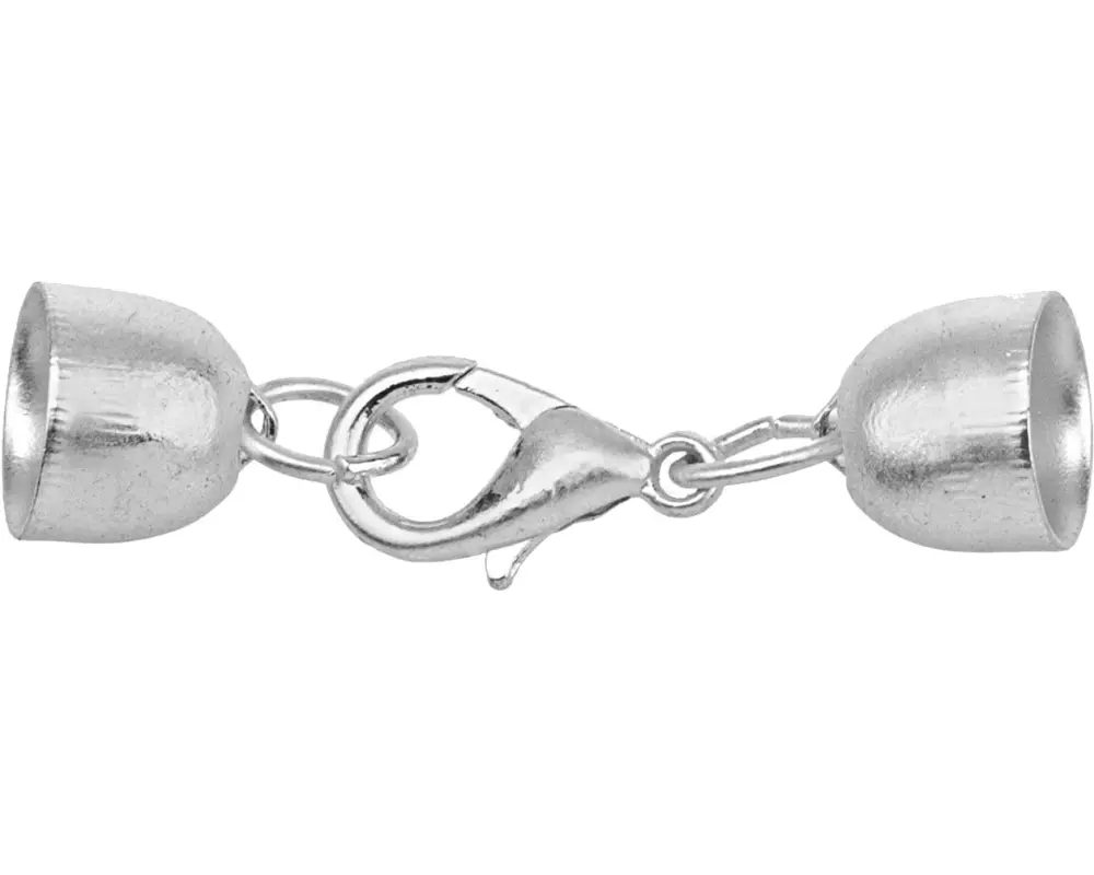 Glorex Verschluss Tulpenverschluss 5 mm, 1 Stück, Silber matt