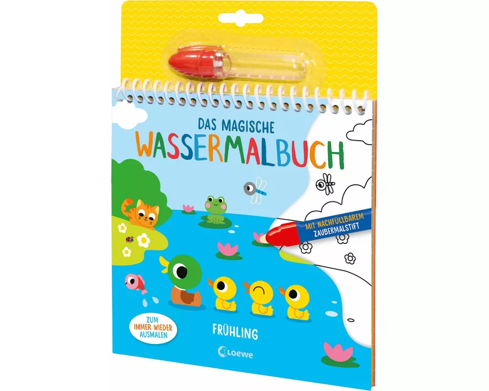 Das magische Wassermalbuch - Frühling