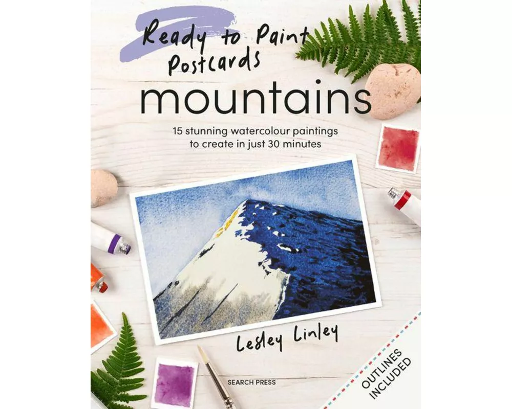 Ready to Paint Postcards: Mountains
