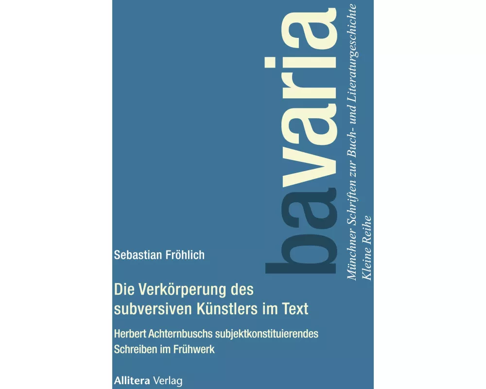 Die Verkörperung des subversiven ­Künstlers im Text