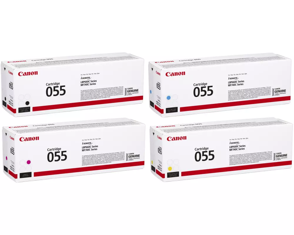 Canon Toner 055 Magenta/Yellow/Black/Cyan