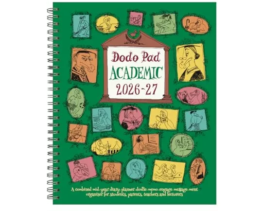 Dodo Pad Academic 2026-2027 Mid Year Desk Diary, Academic Year, Week to View