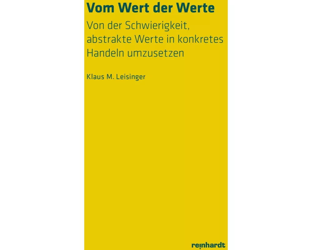 Vom Wert der Werte