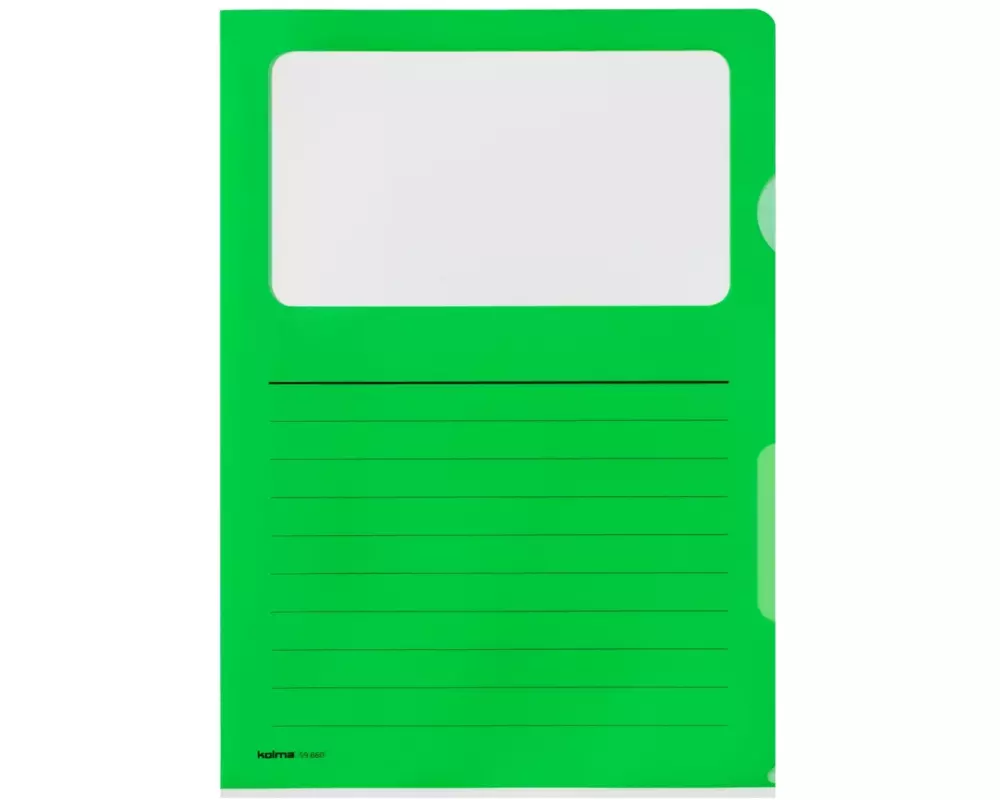 Kolma Sichthülle Visa Dossier Script A4 CopyResistant Grün
