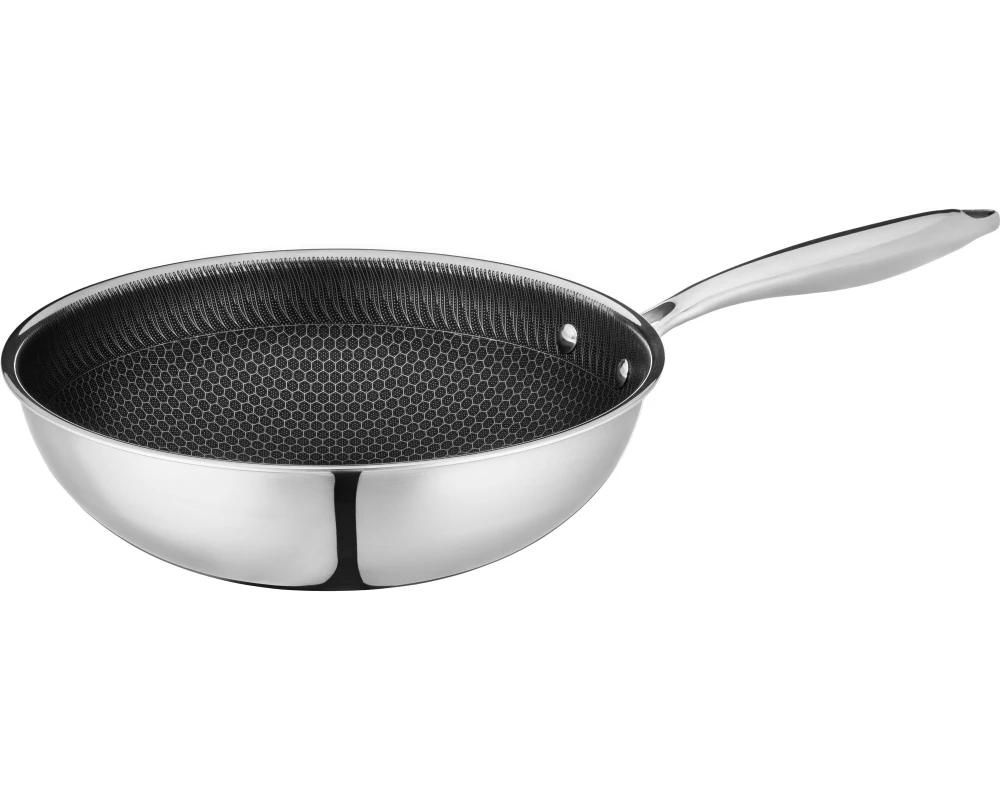 Mäser Wok HESTIA 30 cm, Silber