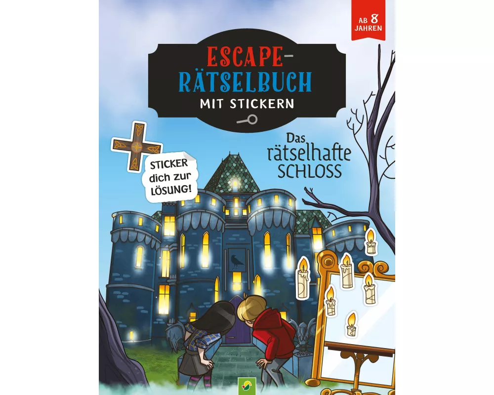 Escape-Rätselbuch mit Stickern: Das rätselhafte Schloss
