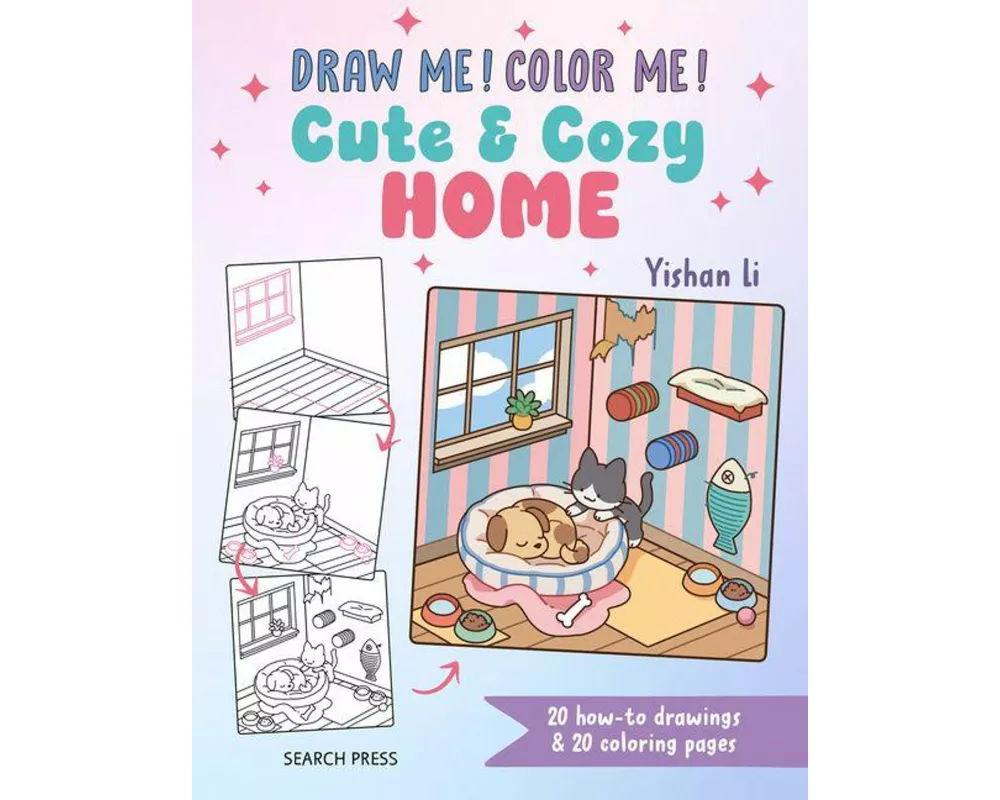 Draw me! Color me!: Cute & Cozy Home