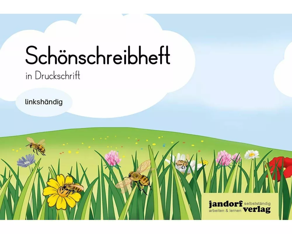 Schönschreibheft in DS - linkshändig
