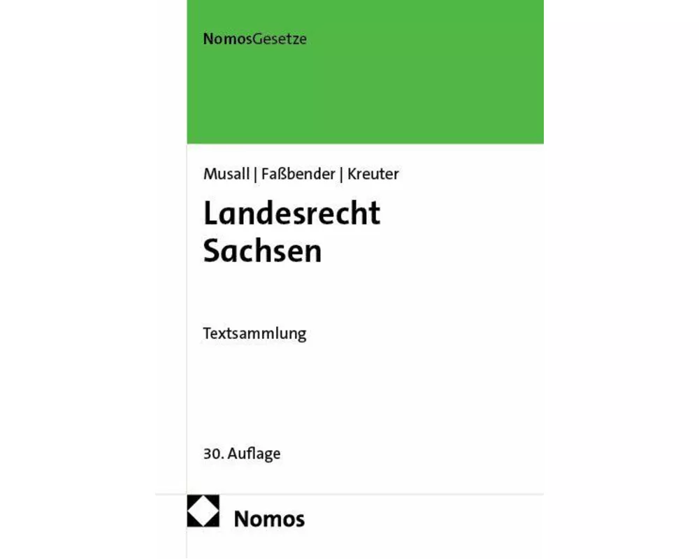 Landesrecht Sachsen