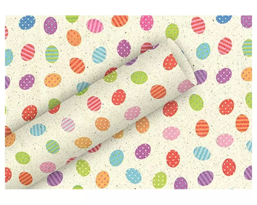 Braun + Company Geschenkpapier By Nature Ostereier, Bunt