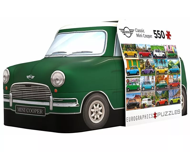 Puzzle in Dosen 550 Teile - Klassischer Mini Cooper