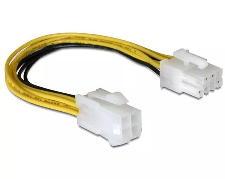 Delock Stromkabel 4Pin - 8Pin 15 cm