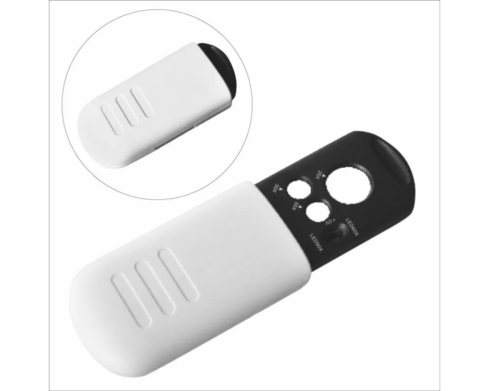 Schiebelupe mit 3 Linsen