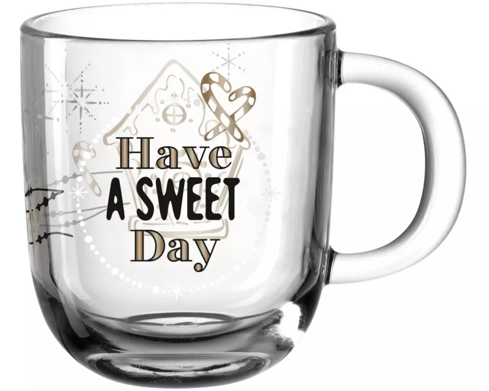 Leonardo Tasse Autentico Have a sweet 400 ml, 1 Stück, Transparent