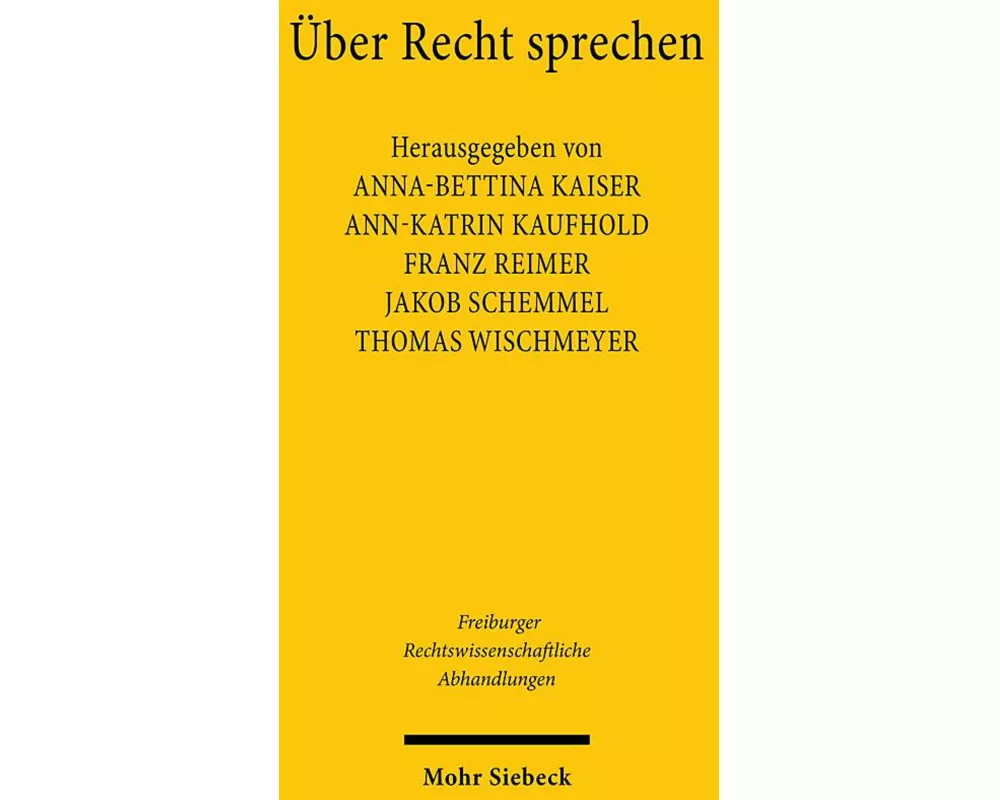 Über Recht sprechen