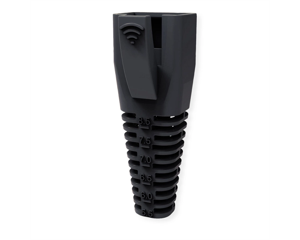 ROLINE Knickschutztülle für RJ-45, 10 Stck, schwarz