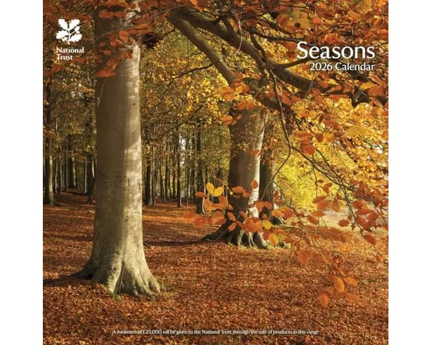 National Trust Seasons Square Wall Calen