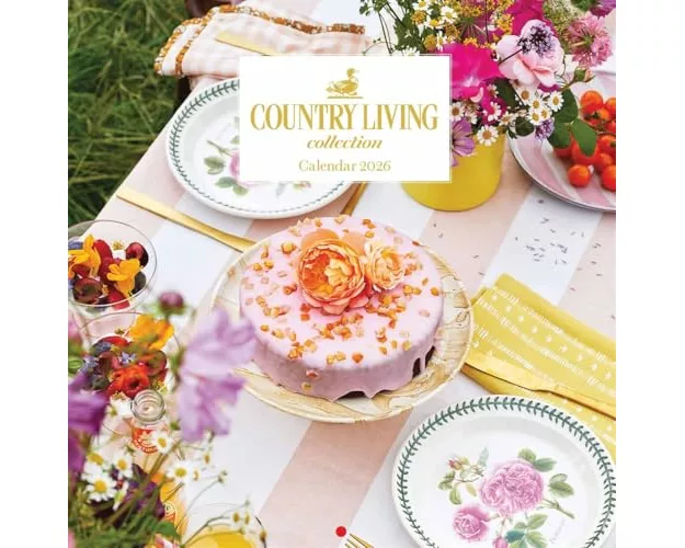 Country Living Wiro Wall Calendar 2026