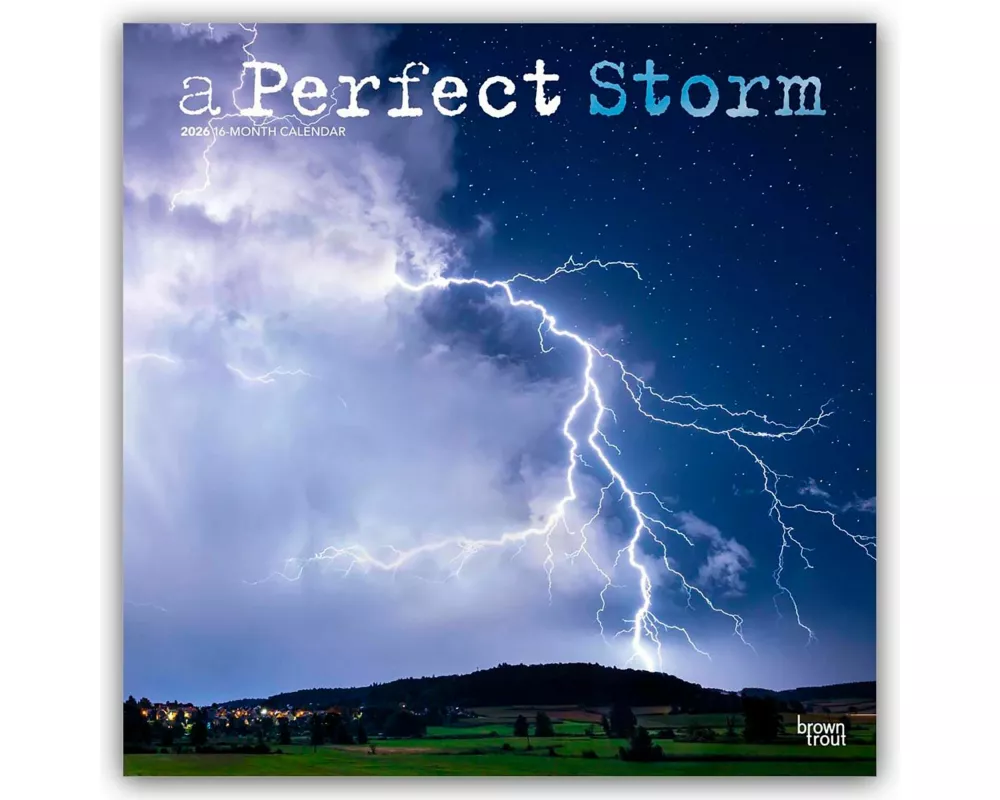 A Perfect Storm - Orkane - Tornados - Stürme - Unwetter 2026 - 16-Monatskalender
