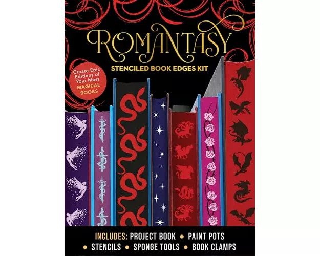 Romantasy Stenciled Book Edges Kit