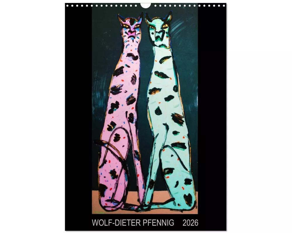 Wolf-Dieter Pfennig Kalender (Wandkalender 2026 DIN A3 hoch), CALVENDO Monatskalender