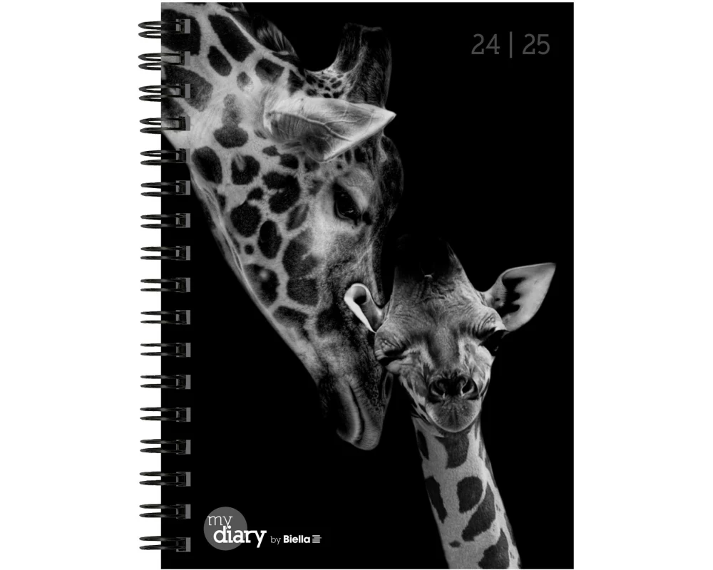 Biella Schüleragenda Mydiary Animal 24/25 FSC, 3½T/1S, 12x16.5 cm
