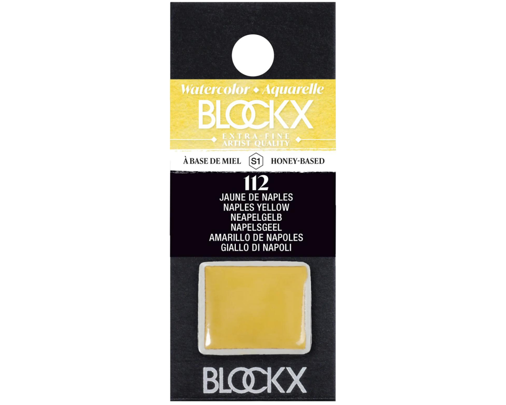 BLOCKX Aquarellfarbe 1.5ml 41112BXC neapelgelb