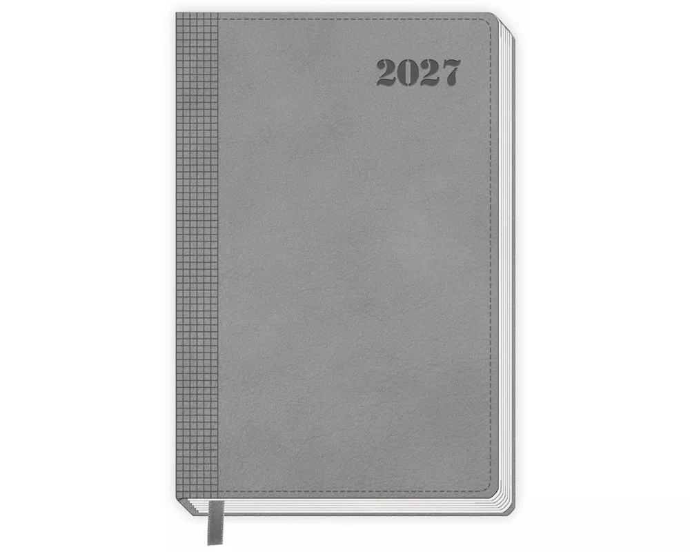 TRÖTSCH - Buchkalender A5 Grau 2027