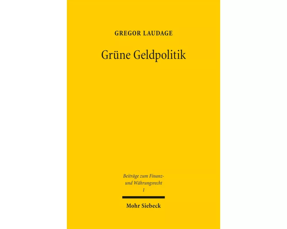 Grüne Geldpolitik